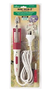 Clover Mini-Bügeleisen II - rot/weiß