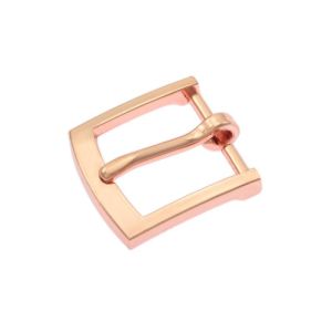 Dornschließe - Gürtelschnalle Metall - 1 Stück ca. 20/3 mm - roségold