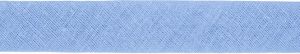 Hochwertiges Schrägband Baumwolle gefalzt 20 mm - uni blau