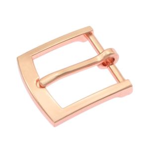 Dornschließe - Gürtelschnalle Metall - 1 Stück ca. 25/4 mm - roségold