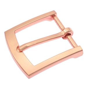 Dornschließe - Gürtelschnalle Metall - 1 Stück ca. 30/4 mm - roségold