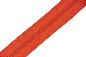 Endlosreißverschluss 3mm - rot/orange