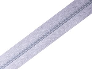 Endlosreißverschluss 3mm - mausgrau