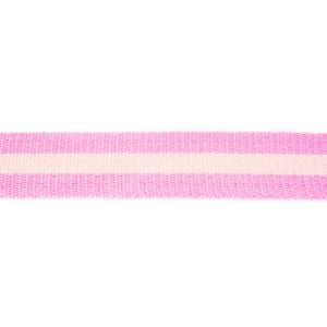 Gurtband ca. 40 mm - Streifen - rosa