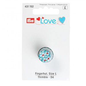 Fingerhut Gr. L Prym Love - türkis