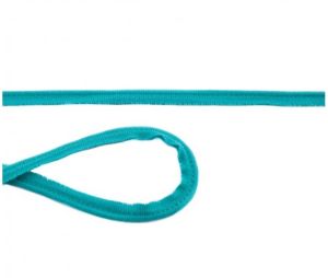 Jersey Paspelband Biese 10mm uni helles petrol