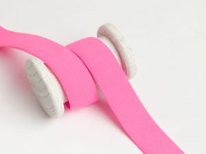 Gummiband weich ca. 25mm - uni neonpink