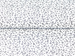 Webware Baumwolle Patchwork Best Bits - Musiknoten - weiß