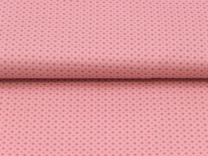 Webware Baumwolle Patchwork Best Bits - mini Sterne - altrosa