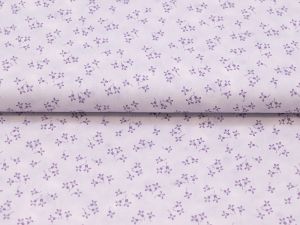 Webware Baumwolle Patchwork Quilters Coordinates - Blüten - schraffiert flieder