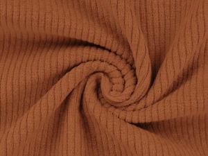 Cord Stretch Washed - 2 mm Breite Rippen - uni ziegelstein