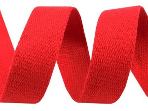 Gurtband Baumwolle 30 mm - uni rot