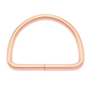 Halbrundringe / D-Ringe Metall - 1 Stück ca. 50 mm - roségold