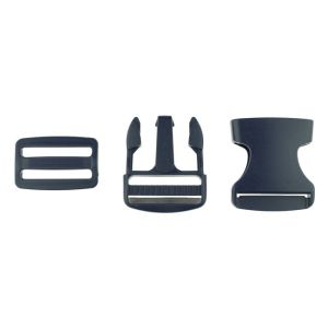 Steckverschluss Kunststoff ca. 3,8cm - nachtblau