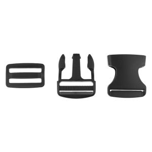 Steckverschluss Kunststoff ca. 3,8cm - schwarz