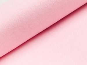 Glattes Bündchen im Schlauch – Uni Rosa
