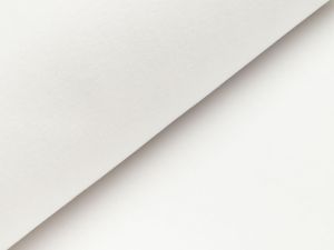 Glattes Bündchen im Schlauch – Weiß