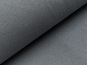 Glattes Bündchen im Schlauch – Grau