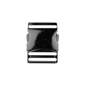 Steckschnalle Metall - 40 mm - anthrazit