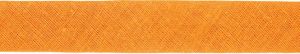 Hochwertiges Schrägband Baumwolle gefalzt 20 mm - uni helles orange