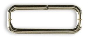 Rechteckring 30 mm - silberfarben