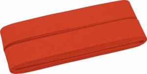 Hochwertiges Schrägband Baumwolle gefalzt 20 mm - 5 Meter Coupon - uni blutrot