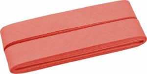 Hochwertiges Schrägband Baumwolle gefalzt 20 mm - 5 Meter Coupon - uni altrosa