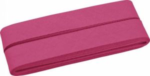 Hochwertiges Schrägband Baumwolle gefalzt 20 mm - 5 Meter Coupon - uni altrosa
