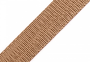 Gurtband 30 mm - uni braun