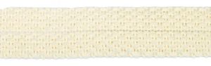 Einfasstresse Wolle 32 mm - Wellenmuster - creme