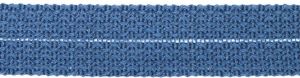Einfasstresse Wolle 32 mm - Wellenmuster - dunkles jeansblau