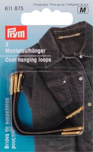 Prym 3 Mantelaufhänger schwarz / braun