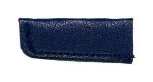 2 Kordelenden Lederimitat - uni dunkles blau