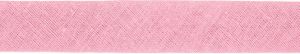 Hochwertiges Schrägband Baumwolle gefalzt 20 mm - uni rosa