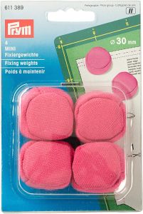 Fixiergewichte mini 30 mm 4 Stück - blau