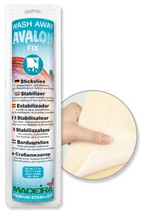 Wasserlösliches Stickvlies Avalon FIX, selbstklebend Madeira 