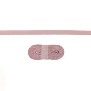 Gummiband 2 m x 10 mm Coupon - uni gewaschenes rosa