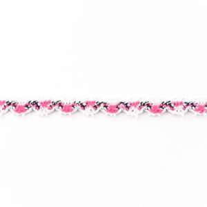 Spitzenborde Baumwolle ca. 15 mm - Multicolor - pink