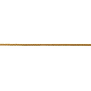 Runde Baumwoll Kordel / Band Hoodie / Kapuze ca. 5 mm breit - uni goldbraun