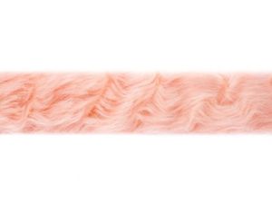 Pelzimitatband/Borte ca. 4 cm breit - uni altrosa