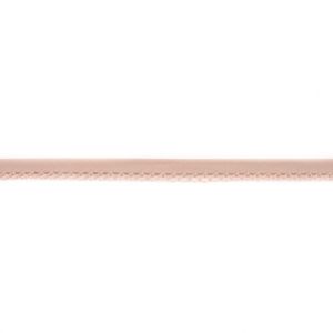 Einfassband Popeline ca. 15 mm mit Spitzenborde - uni sand