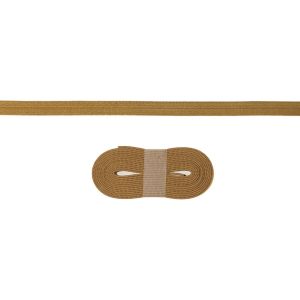 Gummiband 2 m x 10 mm Coupon - uni goldbraun