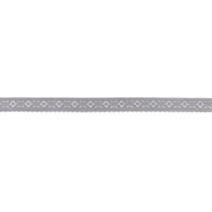 Elastisches Einfassband/Falzgummi  bestickt - altlila