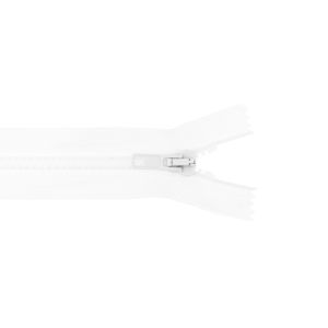 Reißverschluss nicht teilbar 20 cm - weiß