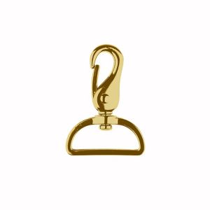Karabiner 40 mm - goldfarben