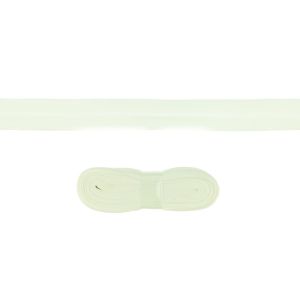 Schrägband/Einfassband Baumwolle gefalzt 20 mm - 3 m Coupon - uni wollweiß