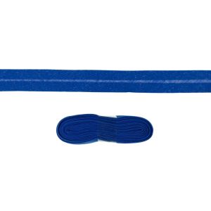 Schrägband/Einfassband Baumwolle gefalzt 20 mm - 3 m Coupon - uni kobaltblau