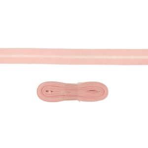 Schrägband/Einfassband Baumwolle gefalzt 20 mm - 3 m Coupon - uni helles rosa