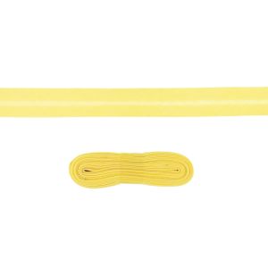 Schrägband/Einfassband Baumwolle gefalzt 20 mm - 3 m Coupon - uni gelb