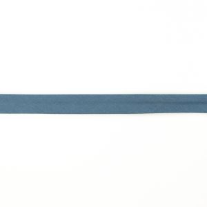 Einfassband Musselin Baumwolle gefalzt 20 mm  - uni jeans